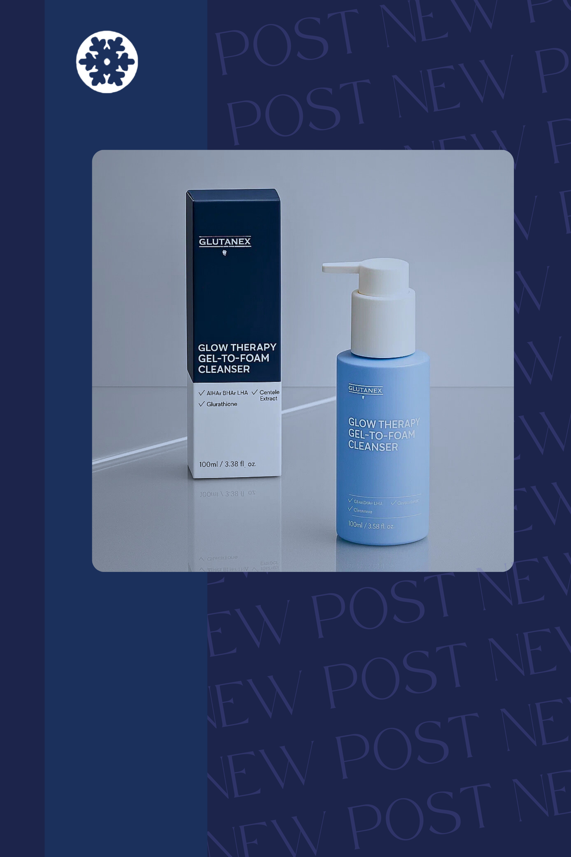 3.	Glutanex Glow Therapy Cleanser – sulfate-free antioxidant skincare
