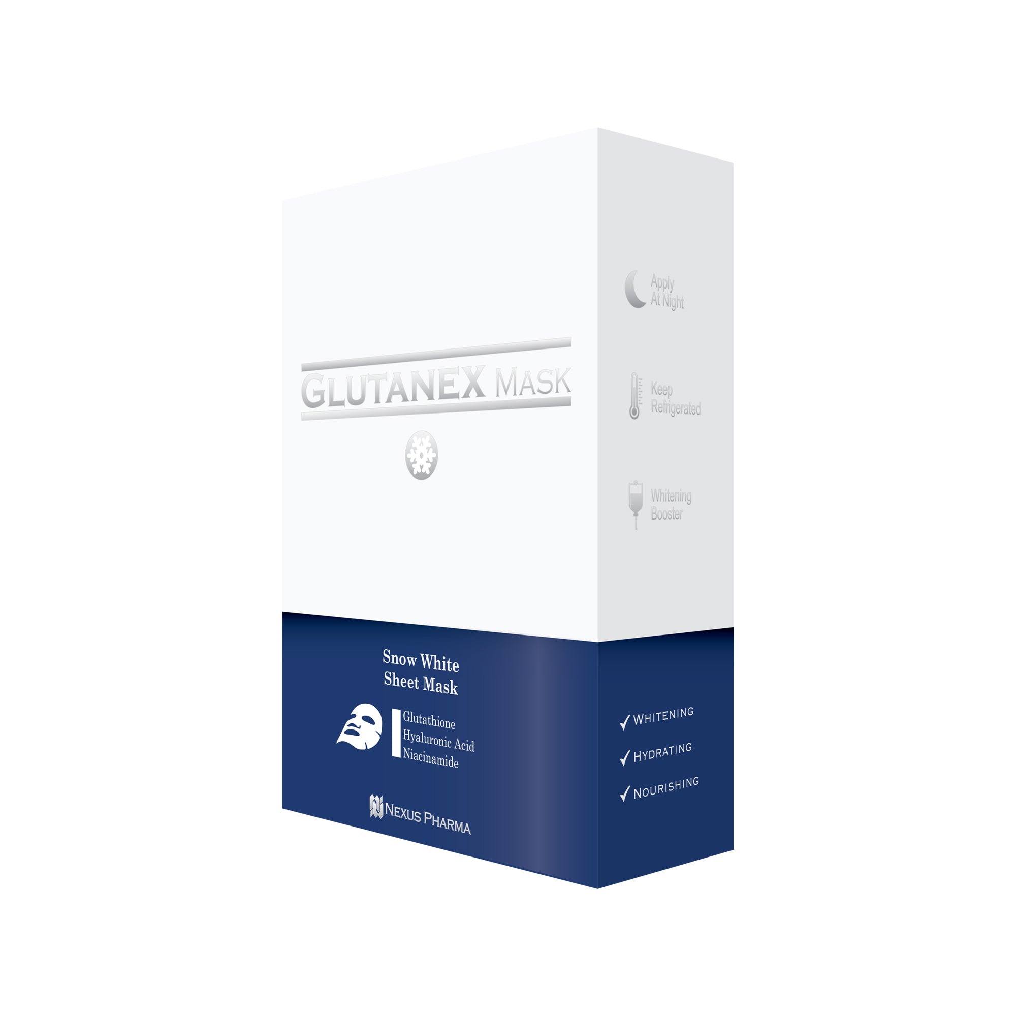 Glutanex Snow White Sheet Mask - Filler Lux