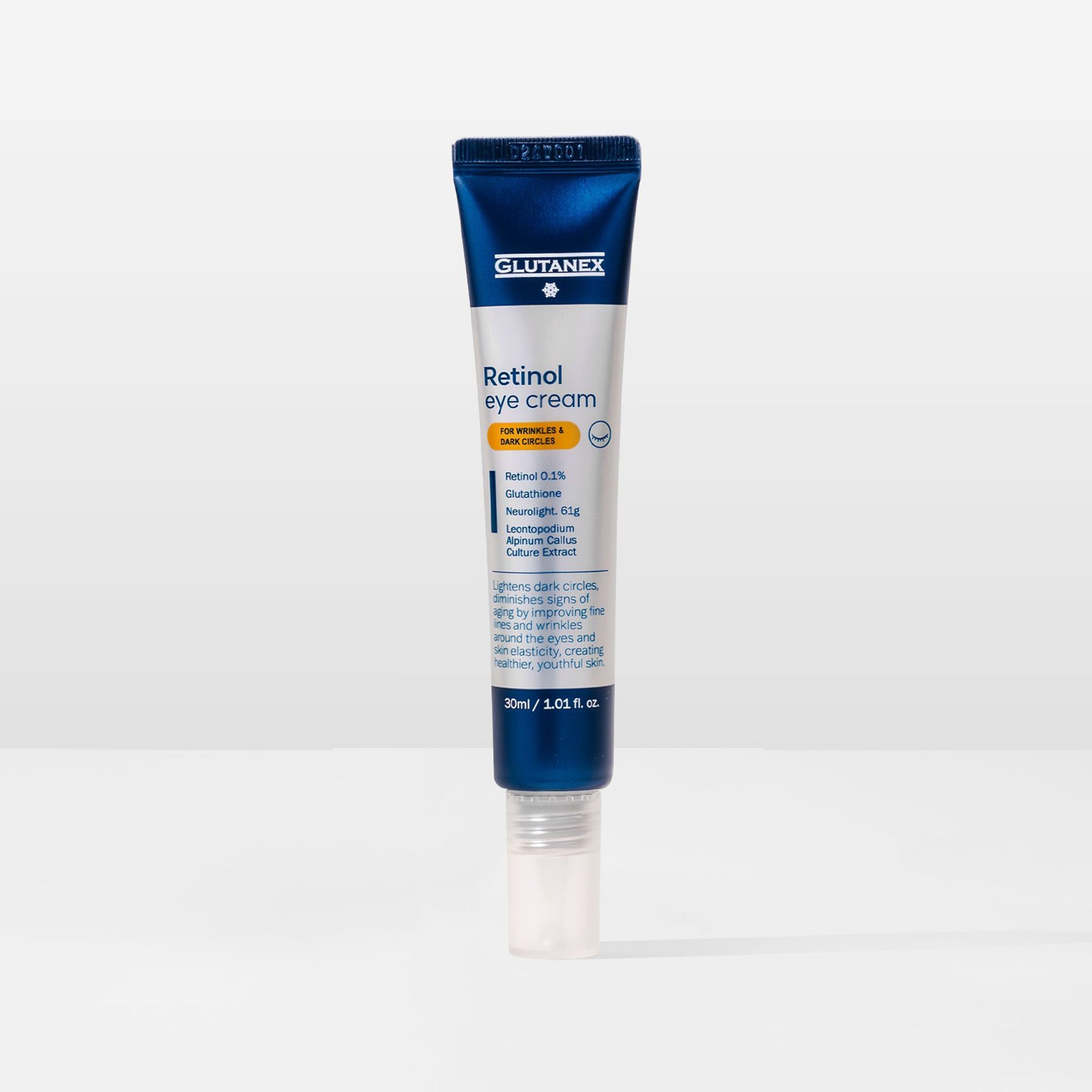 Crema para ojos con retinol Glutanex