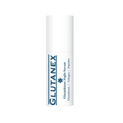 Glutanex Night Serum bottle – restoring and brightening facial serum with glutathione, collagen, and peptides for overnight skin repair.