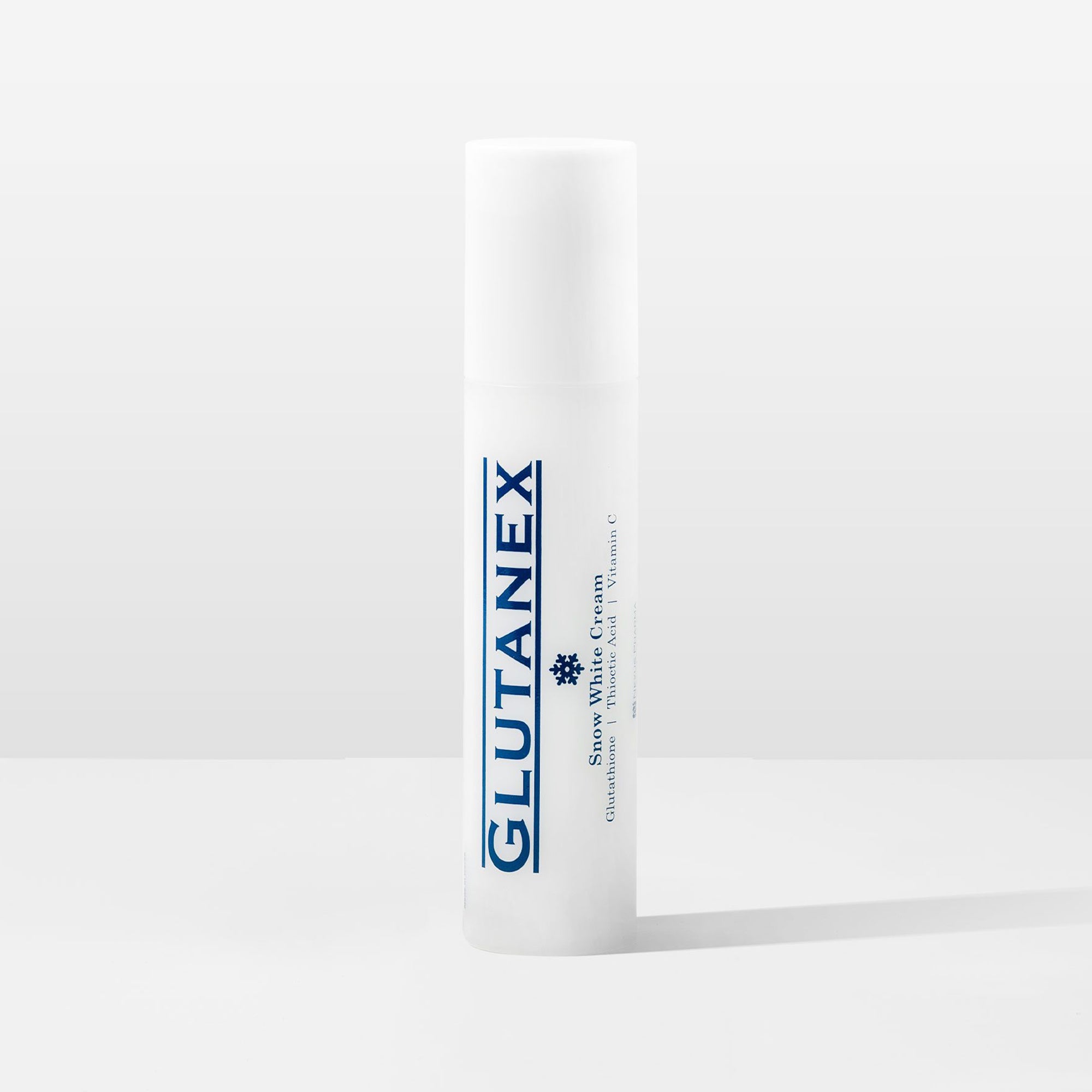 Glutanex Snow White Cream – tone-up and brightening facial cream with glutathione, thioctic acid, and vitamin C for radiant, even-toned skin.