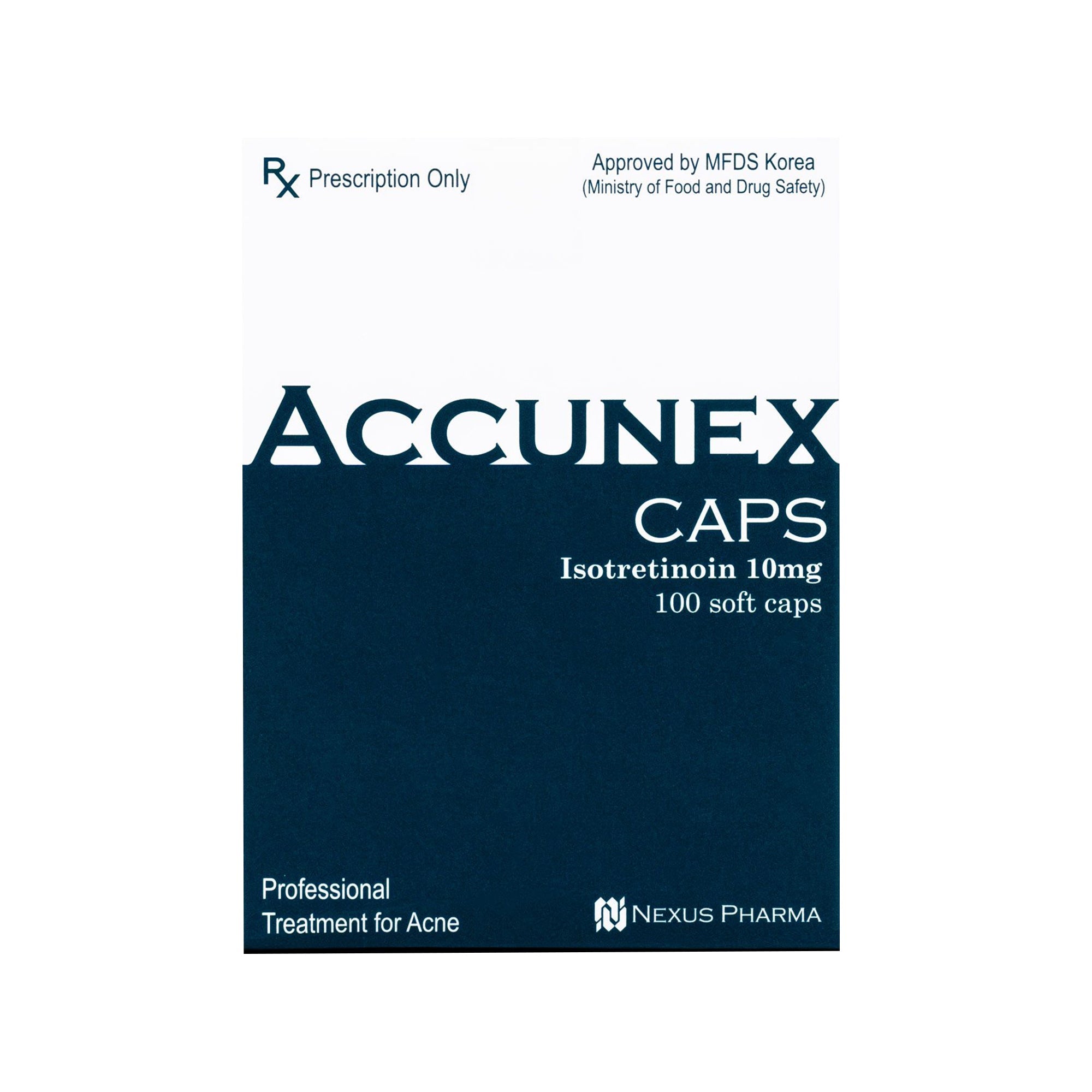 Accunex Isotretinoin Capsules – a definitive oral treatment for severe acne conditions like nodose and cystic acne, offering a comprehensive cure.