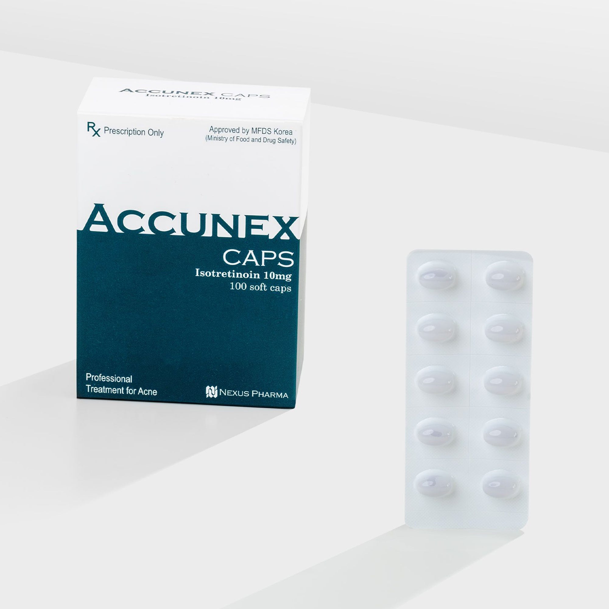 Accunex Isotretinoin Capsules – a definitive oral treatment for severe acne conditions like nodose and cystic acne, offering a comprehensive cure.