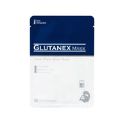 Glutanex Snow White Sheet Mask – a rejuvenating mask with glutathione, hyaluronic acid, and niacinamide for brighter, hydrated, and radiant skin.
