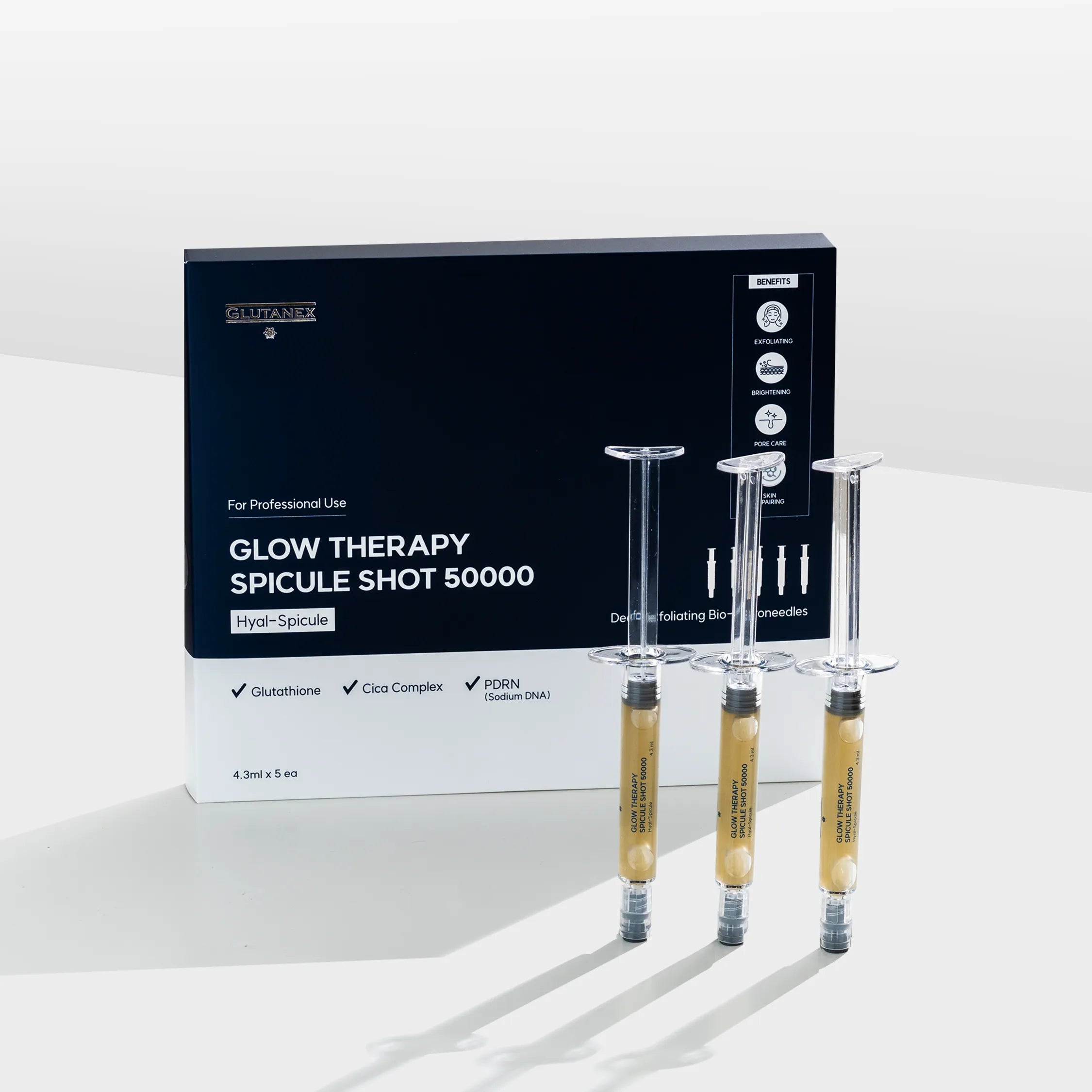 Glutanex Therapy Spicule Shot – an exfoliating and skin-renewing Korean skincare solution with advanced spicule technology, for smoother, radiant, and healthier-looking skin.