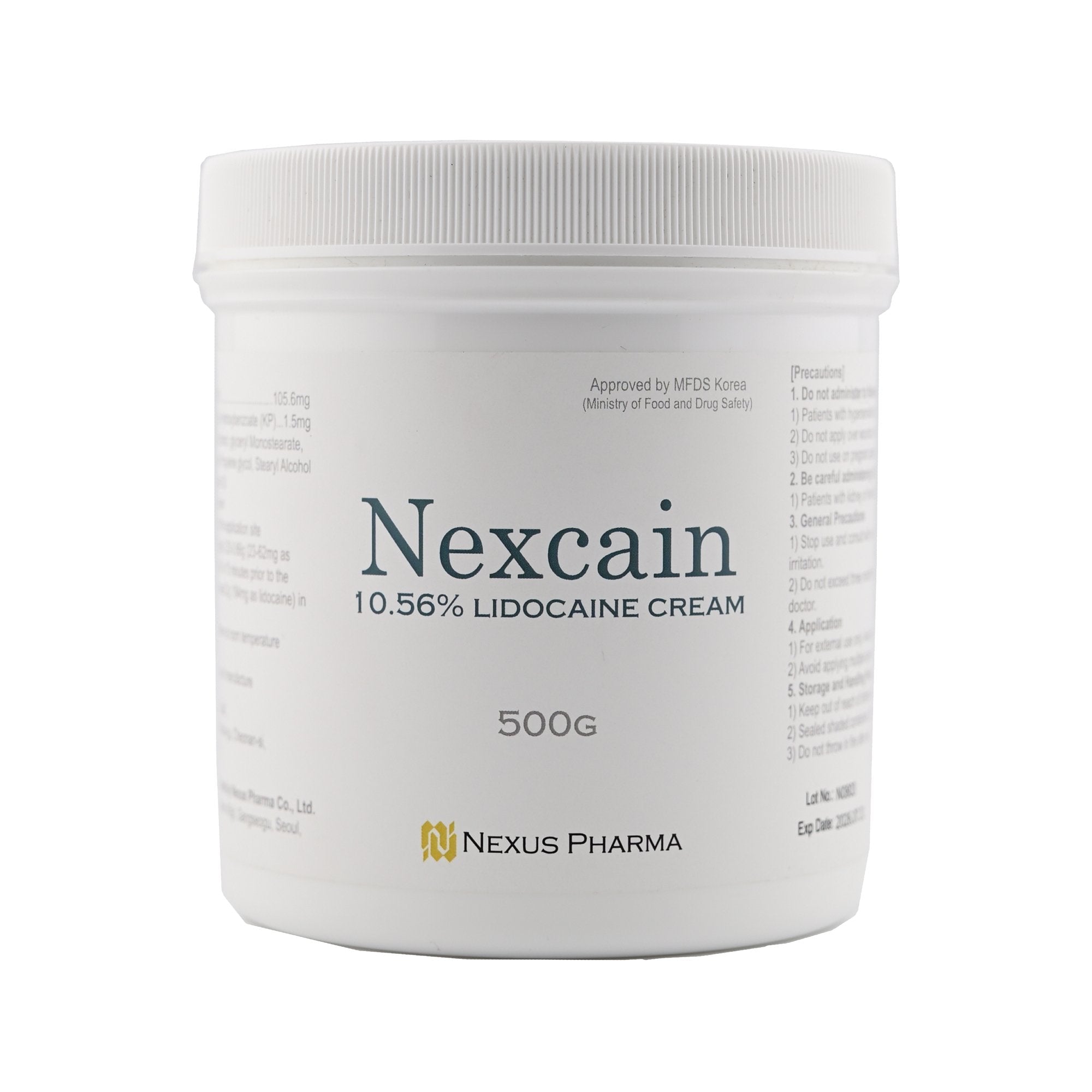 Nexcain 10.56% Topical Cream - Filler Lux™ - Anesthetic Cream - Nexus Pharma