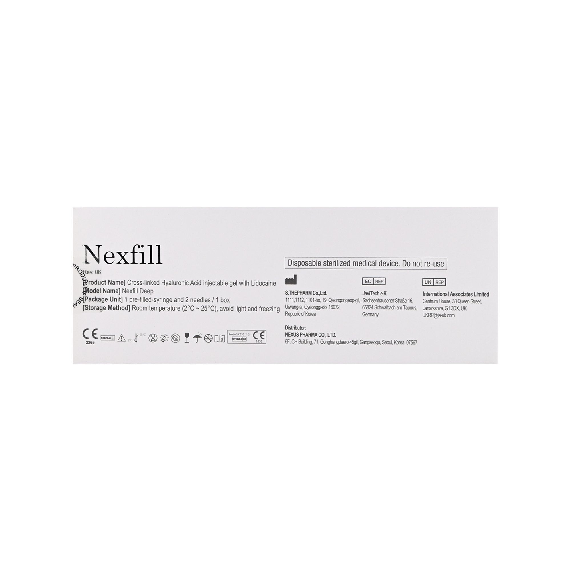 Nexfill Deep - Filler Lux™ - DERMAL FILLERS - Nexus Pharma