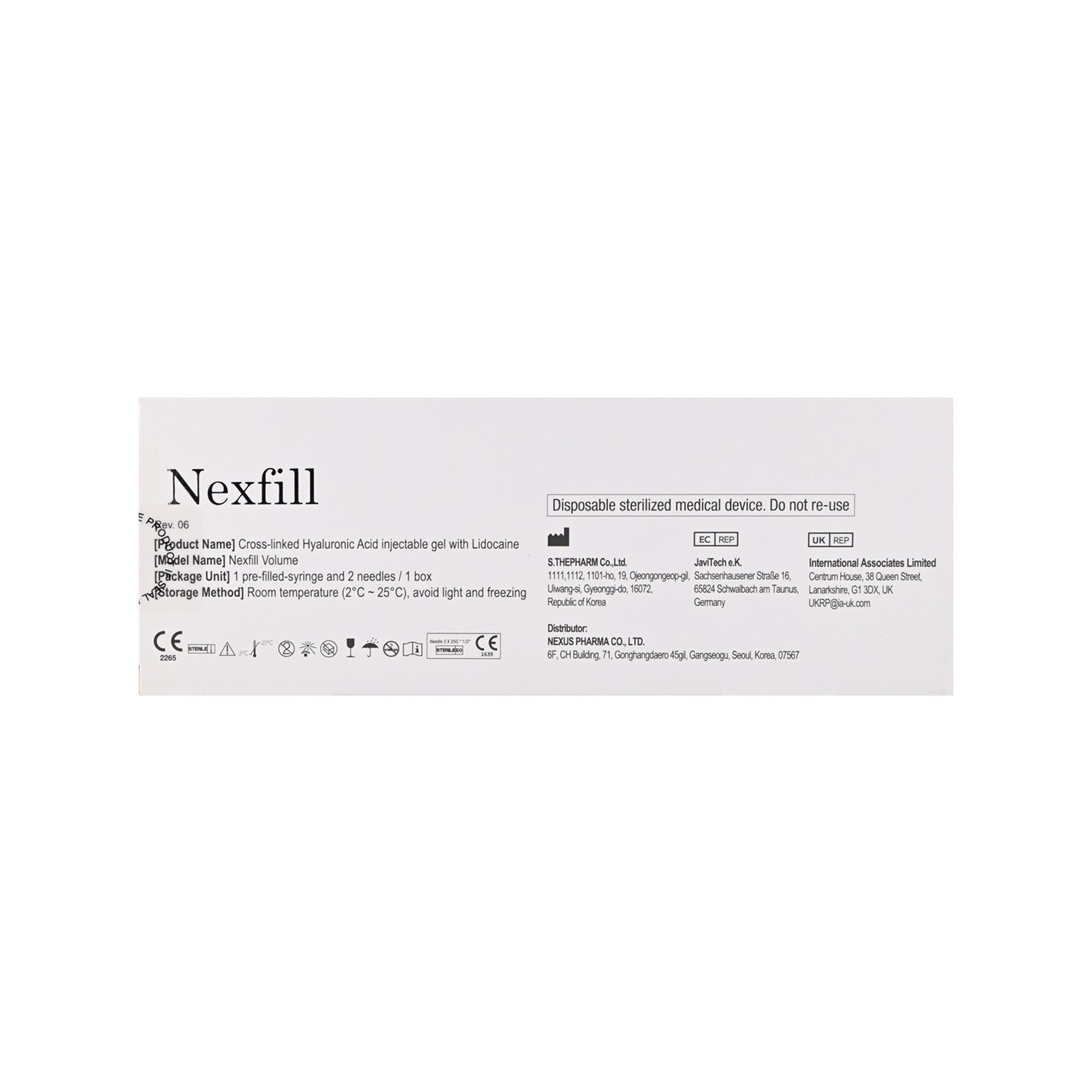 Nexfill Volume - Filler Lux™ - DERMAL FILLERS - Nexus Pharma